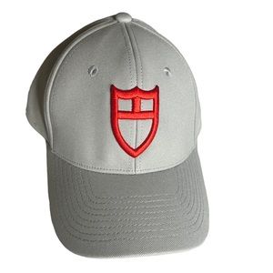 Tudor Gray Cap with Red Emblem